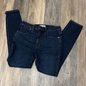 Madewell 10” high rise skinny Blue Denim Jeans